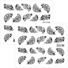 BLUESEA 指甲貼 S047, 2個, 單色