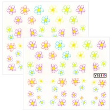 BLUESEA 指甲貼 Y181, 2個, 單色