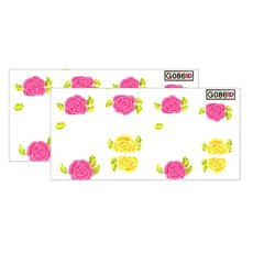 BLUESEA 水轉印貼紙G086, 2個, 單一顏色