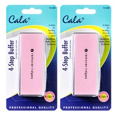 칼라 사면 네일 버퍼B형, 혼합 색상, 2개