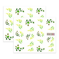 BLUESEA 水轉印貼紙H001B, 2個, 單一顏色