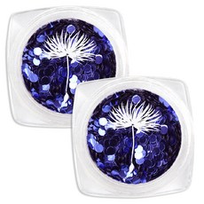 [圓形2mm] 紫羅蘭色, 2個