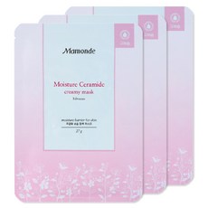 마몽드 모이스처 세라마이드 크리미 마스크 시트, 1개입, 3개