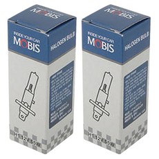 모비스 할로겐 램프, H1 12V 55W, 2개