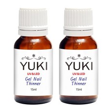 YUKI 凝膠指甲稀釋液, 單色, 2個