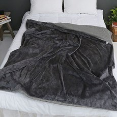 까사베르데 스트라이프 극세사 두겹담요