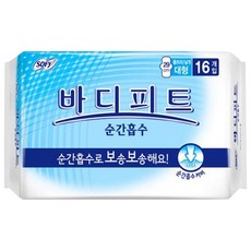 바디피트 순간흡수 생리대, 대형, 16개입, 1개