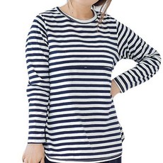 Motherlike 孕婦條紋長袖上衣