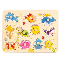 Gabe 家庭右手拼圖, 海洋款, 3歲或以上