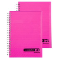 Maruman 可撕彩色筆記本 B6, 粉紅色, 2個