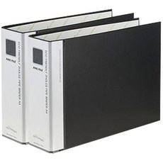 ECO Chungwoon Eco 2孔文件夾 军用 A4, 2個, 黑色