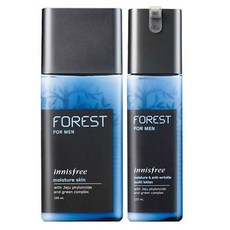 悅詩風吟 Forest For Men Moisture 2-piece Set, 皮膚 180ml + 乳液 120ml + 保濕霜 30ml, 1套