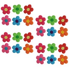 [유니아트]- 땡땡이오꽃_펠트i, 4.5cm, 4개