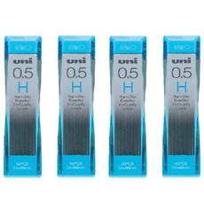 Uni 三菱 ball Uni奈米鑽石自動筆芯 0.5mm, H, 4個