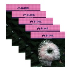 유니아트 꽃무늬레이스 150 x 2.5cm 분홍, 5개