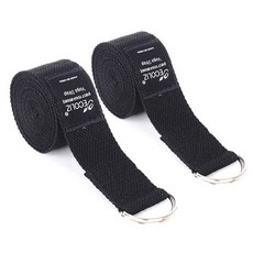 ECOLIZ 2條瑜伽帶, 黑色