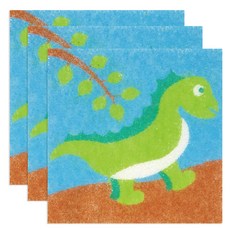 유니아트 데코샌드 액자 119 티라노, 혼합 색상, 3개