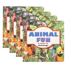 BAZIC SPOT IT CHALLENGE 보드 북 ANIMAL FUN, 4개