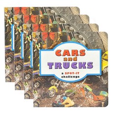 BAZIC SPOT IT CHALLENGE 보드 북 CARS AND TRUCKS, 4개