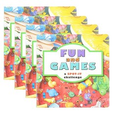 BAZIC SPOT IT CHALLENGE 보드 북 FUN AND GAMES, 4개