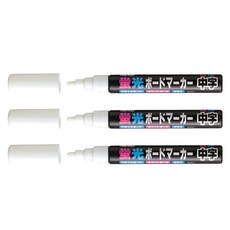 레이메이 LBM252W 형광보드마카, 화이트, 3개