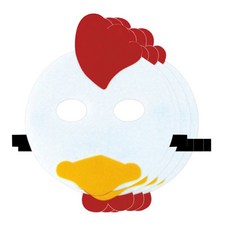 역할놀이 가면띠, 닭, 4개