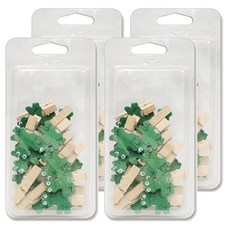 Uniart 造型木夾, 4個, 青蛙