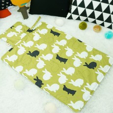 보떼하우스 휴대용 기저귀 매트, 토끼그린, 1개