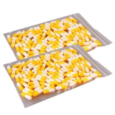 공캡슐 약100개, 노랑+흰색, 250mg, 2개