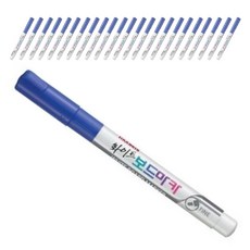 Monami 白板筆 FINE, 藍色, 24個