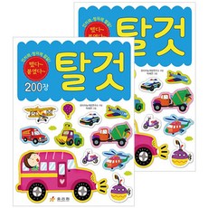 Hyoreewon 交通工具迷你貼紙書 2入