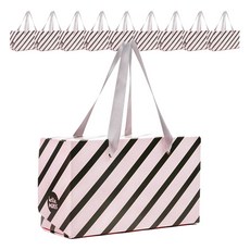 hello moris 盒袋, 粉紅斜紋, 10個