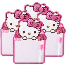 명진기획 아티 헬로키티 종이 양면 보드 2개, 핑크, 4개