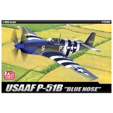 ACADEMY HOBBY MODEL KITS USAAF P-51B Blue nose, 12303, 1個
