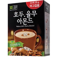 [티젠] 호두율무아몬드차, 25g, 10개입, 10개