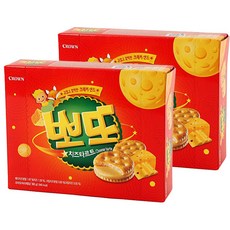 크라운 뽀또 치즈타르트, 368g, 2개