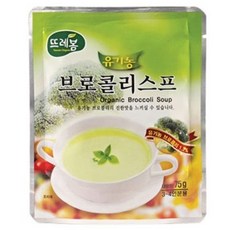[뜨레봄] 유기농 스프, 브로콜리, 1개, 75g