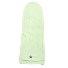 Oceantowel 溫和棉混紡搓澡手套, 白色, 1條, 1條