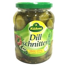 퀴네 딜슈니텐 슬라이스 피클, 1개, 670g