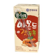 연세 콩수레 아몬드&잣 두유, 200ml, 24개
