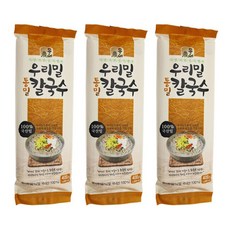 우리밀 통밀 칼국수, 3개, 400g