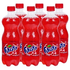 [환타] 딸기, 600ml, 6개