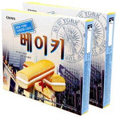 크라운 베이키 뉴욕 치즈 케이크, 170g, 2개