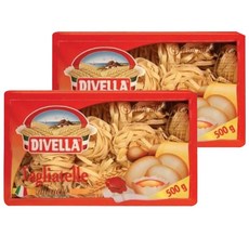 DIVELLA 德威樂 寬扁麵, 500g, 2盒