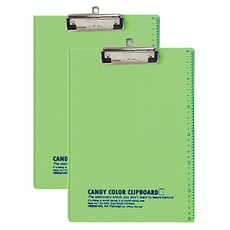 希望文件 彩色糖果A4文件板, 2個, 嫩綠色