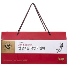 초록마을 밥잘먹는 착한 어린이 홍삼 식품, 2L, 1박스