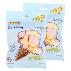 冰淇淋造型棉花糖, 2包, 95g