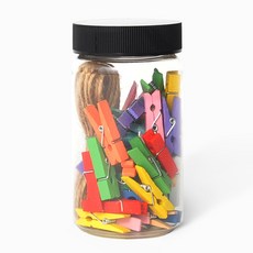 walgadaks 木夾麻繩罐裝組, 彩色, 1個