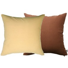Nasan 靠枕套, 稻草色+紅栗色