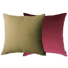 Nasan 靠枕套, 沙棕色+酒紅色